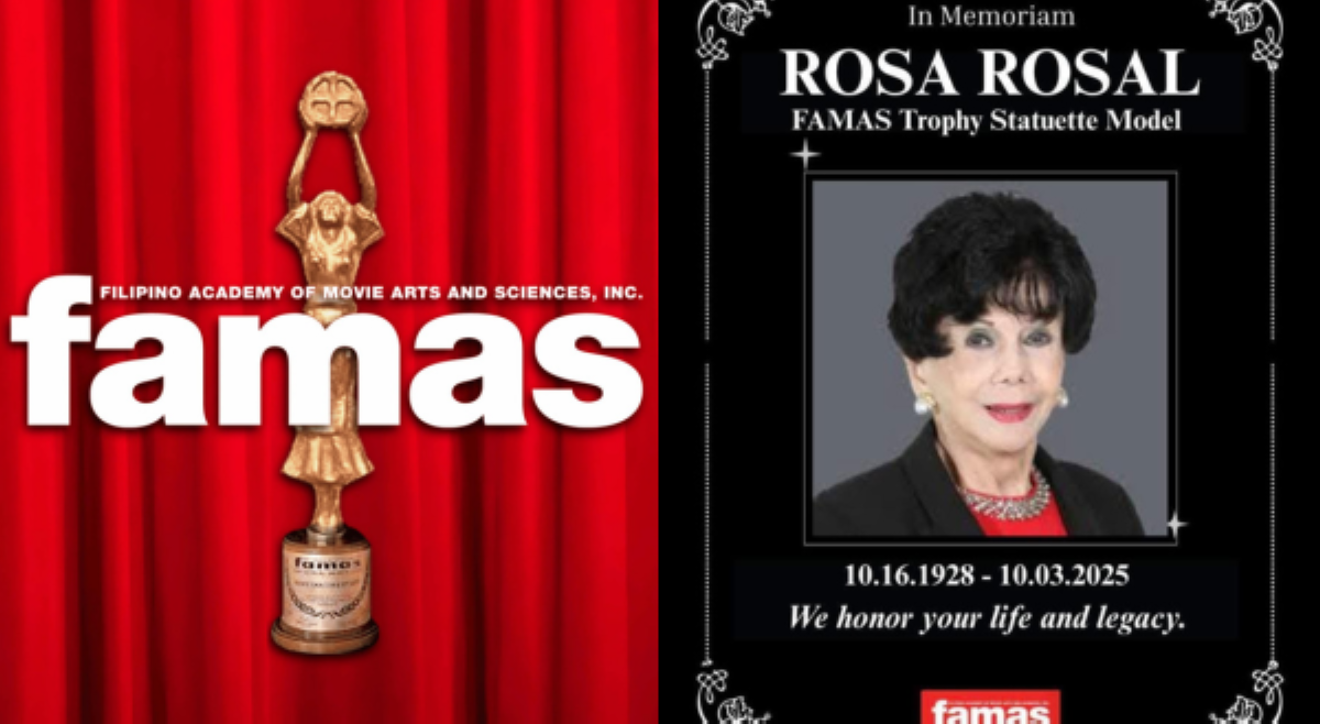 FAMAS, nag-sorry matapos mag-post na pumanaw na si Rosa Rosal