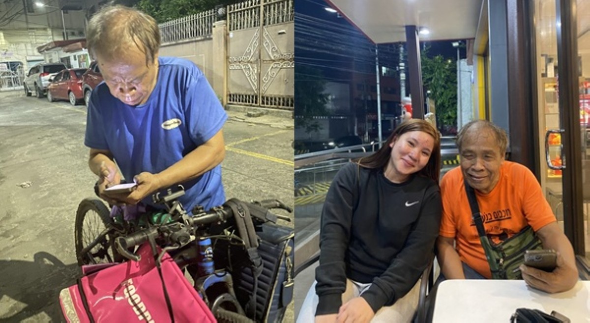 #BalitaExclusives: 'Tatay' delivery rider na nasiraan ng bike at naglakad na lang, binaha ng tulong!