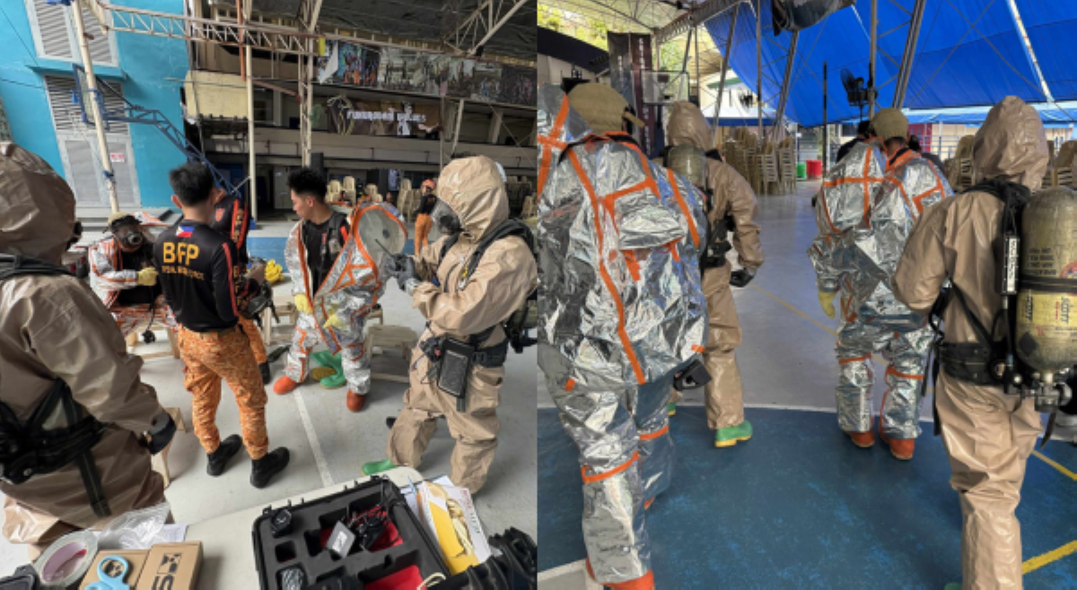 Chemical spill, inaksyunan ng BFP-SRF matapos ang lindol sa Davao