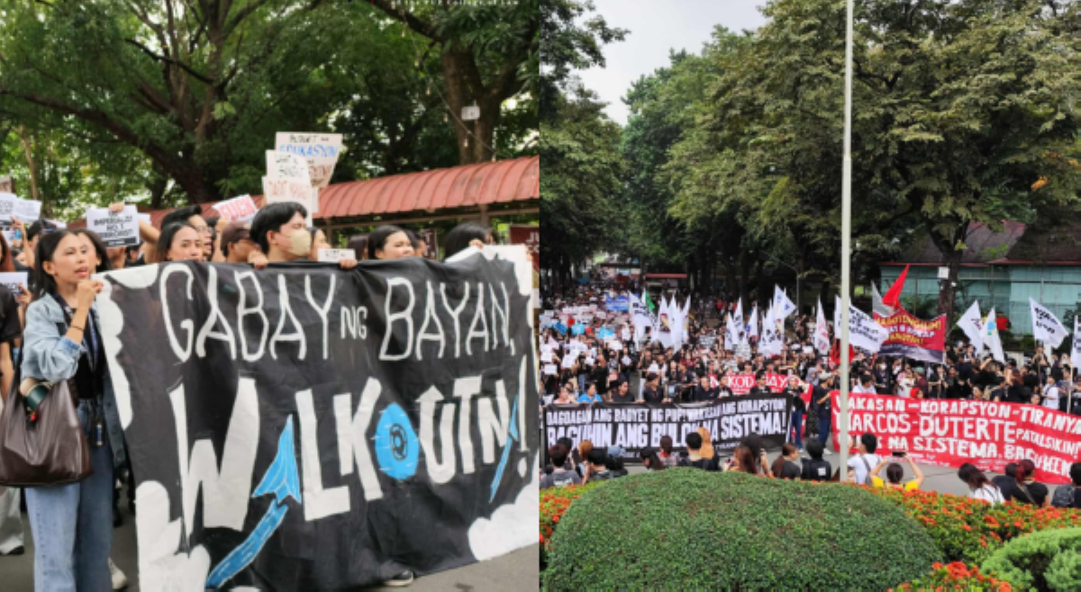 PUPians, nag-walk out protest laban sa korupsyon, flood-control anomalies