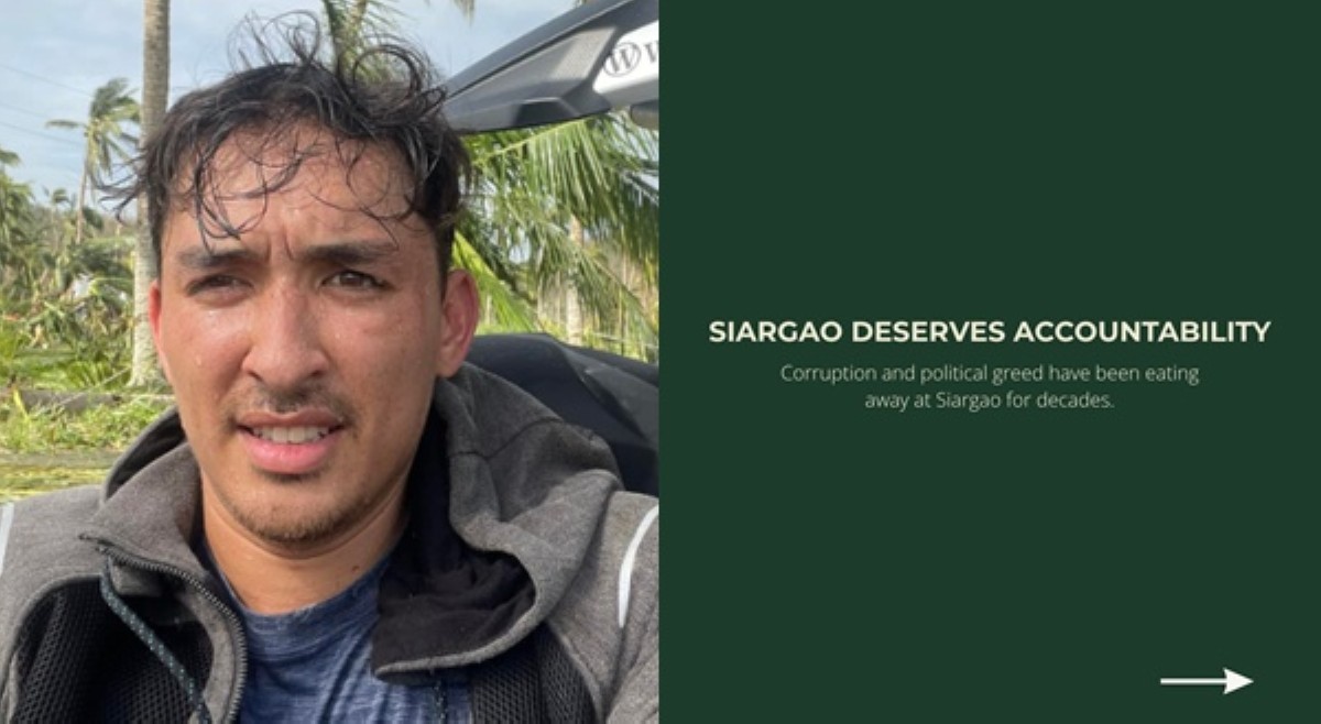 Christophe Bariou, isiniwalat umano'y korapsyon at political greed sa Siargao