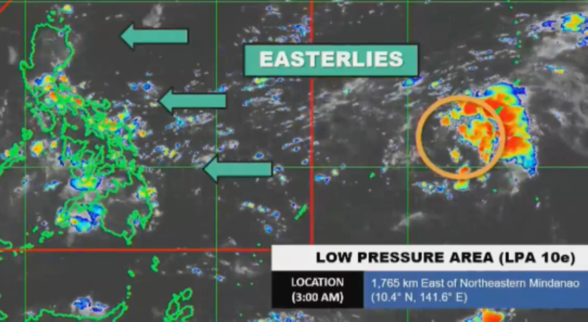 LPA na posibleng maging bagyo, papasok sa PAR sa Oct. 16