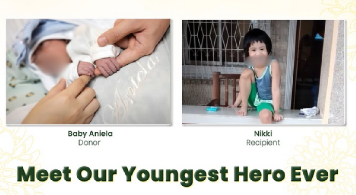 'Youngest hero!' Mata ng pumanaw na baby, idinonate sa isang 9-anyos na bata