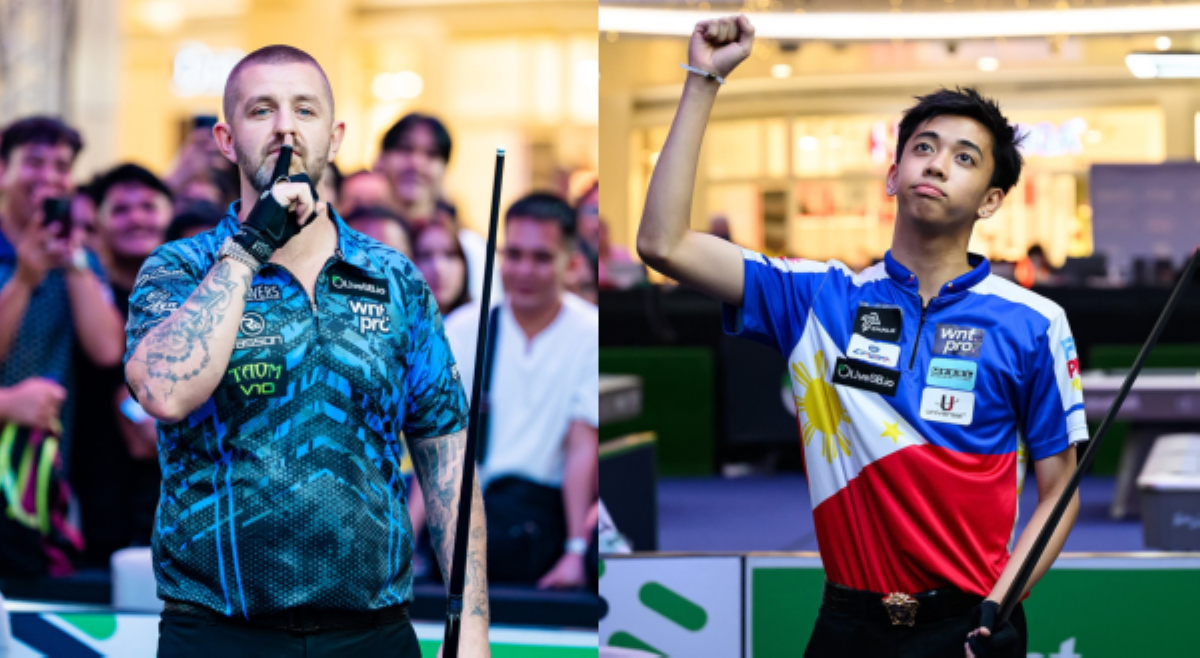 World no. 17 Jayson Shaw, sinilat si AJ 'Starboy' Manas sa Philippine Open Pool