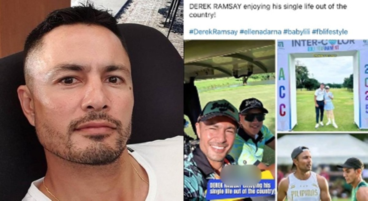 Derek dinikdik online site na nagsabing enjoy siya sa single life: 'Out of the country pala ang Cavite!'
