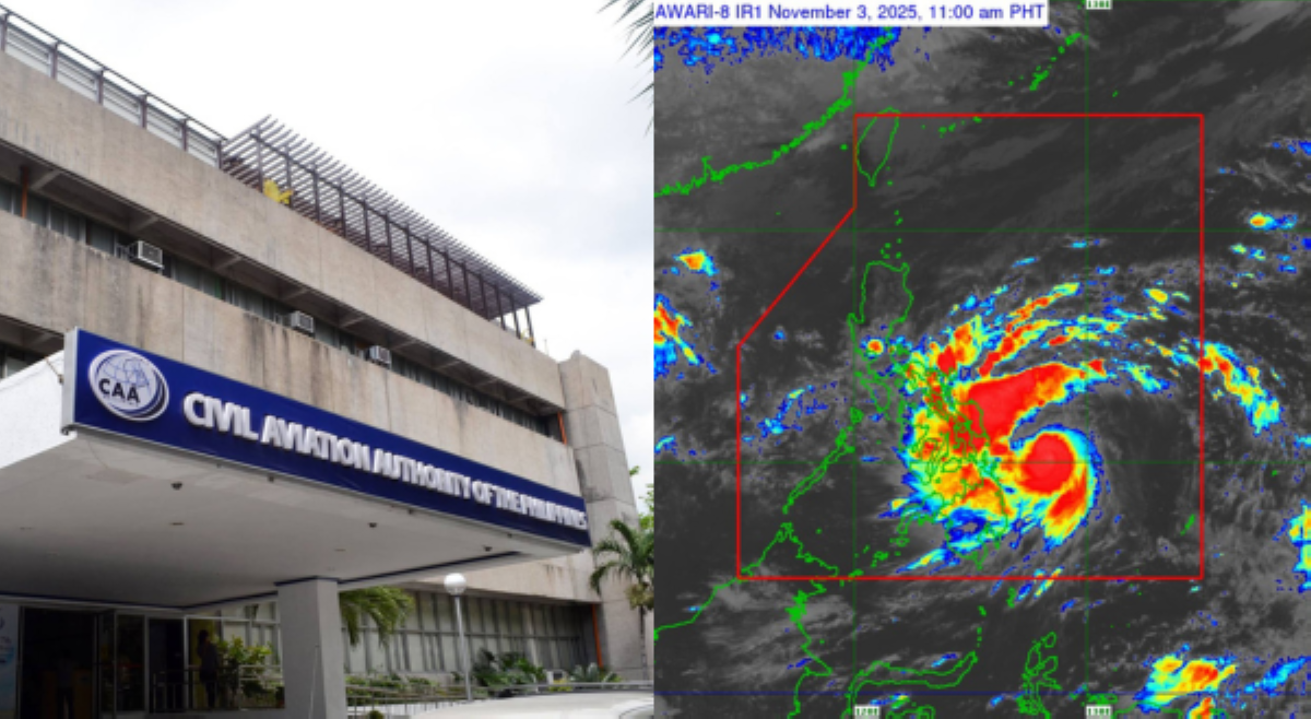 CAAP, itinaas heightened alert sa area centers, at airport dahil sa bagyong 'Tino'