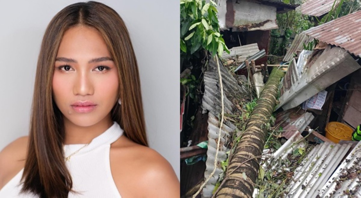 'Buti na lang na-evacuate agad si Inay!' Lumang bahay ni Miss Catering, nabagsakan ng puno ng niyog