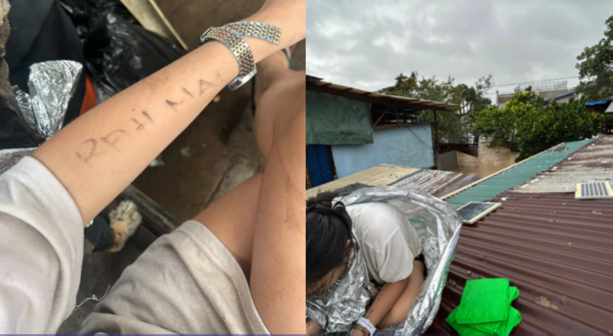 #BalitaExclusives: Survivors sa Cebu, isinulat pangalan sa balat sakaling anurin ng baha