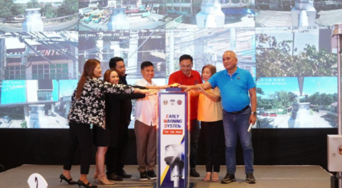 Pinakaunang disaster 'Early Warning System for the Deaf' sa buong bansa, niratsada ng Muntinlupa City
