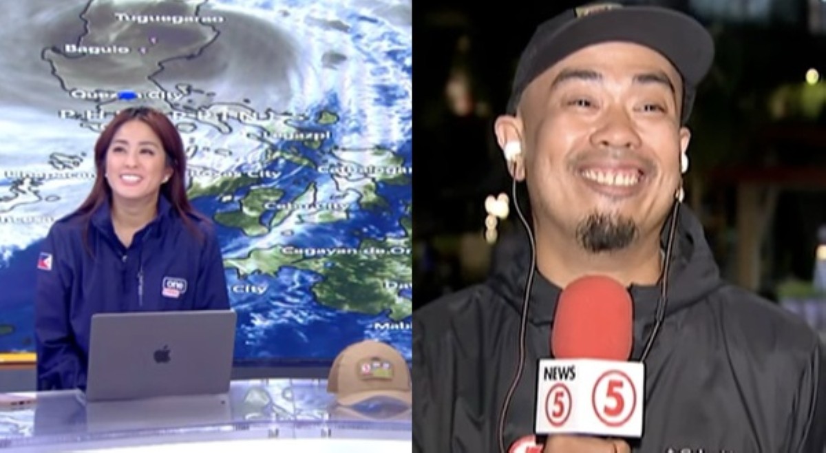 'Multi-talented yarn?' Gretchen Ho, saludo sa cameraman na naghatid ng live weather report