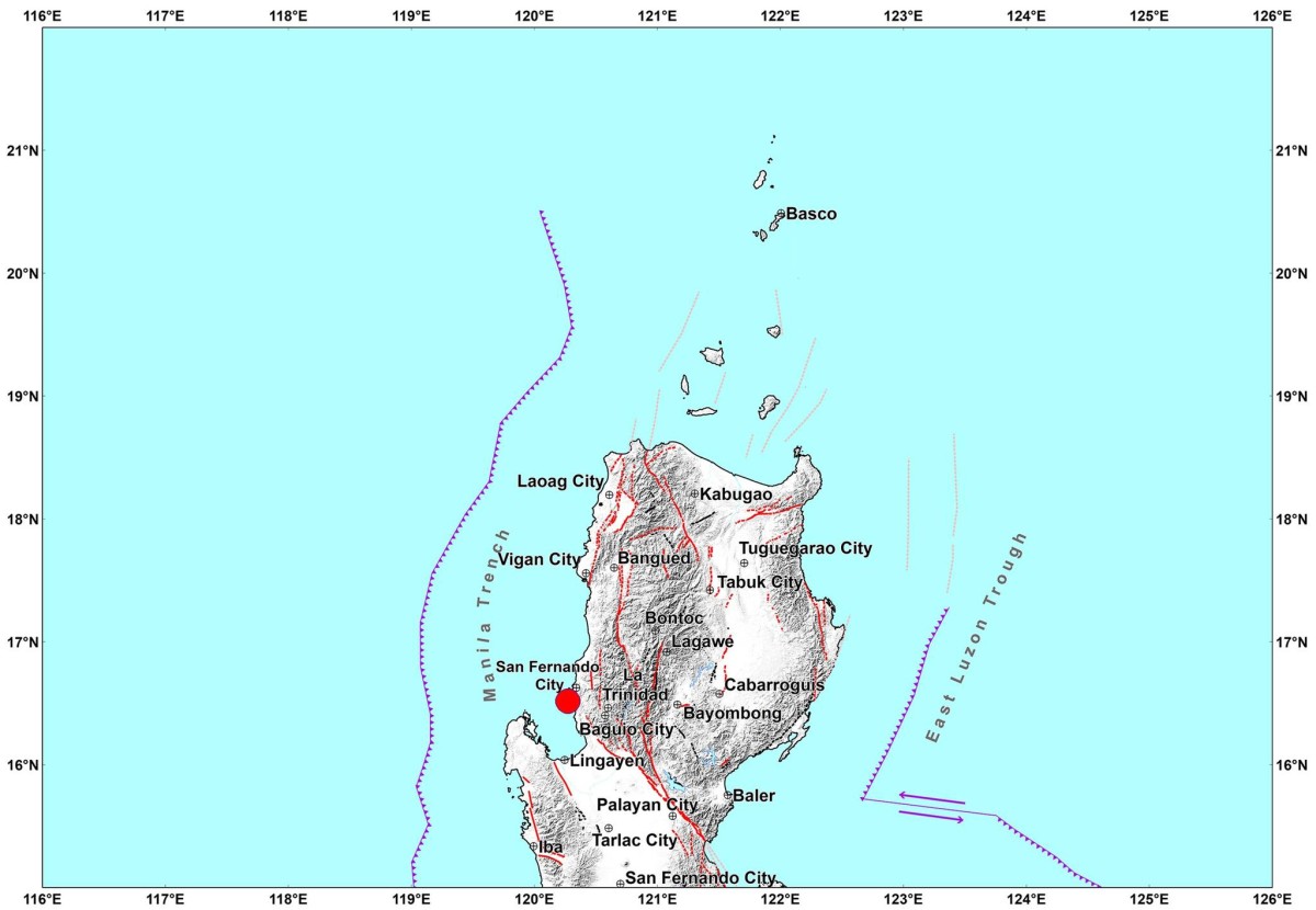 La Union, niyanig ng magnitude 4.8 na lindol