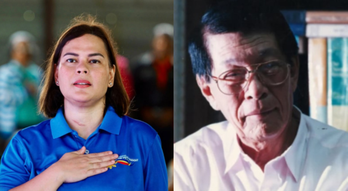 VP Sara, nakiramay sa pagpanaw ni JPE; inalala kontribusyon nito sa kalayaan, demokrasya