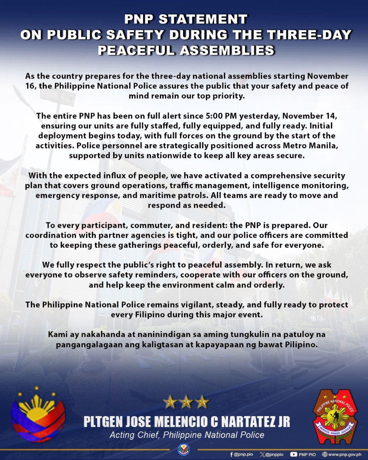 Photo courtesy: Philippine National Police (PNP)