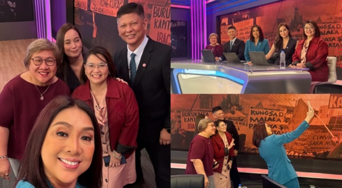 'Debate, bati, uwi!' Nagkainitang sina Malou Tiquia, Claire Castro nag-groufie