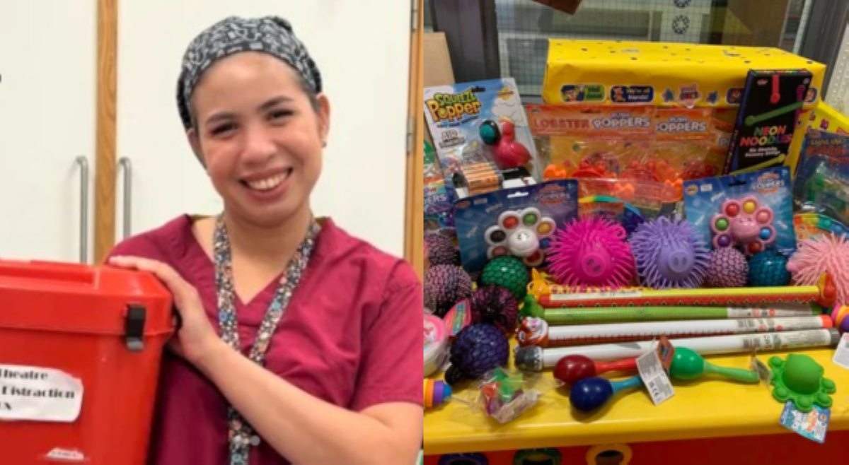 Pinay nurse, pinarangalan sa London dahil sa &lsquo;playful approach&rsquo; na pampakalma sa mga batang pasyente