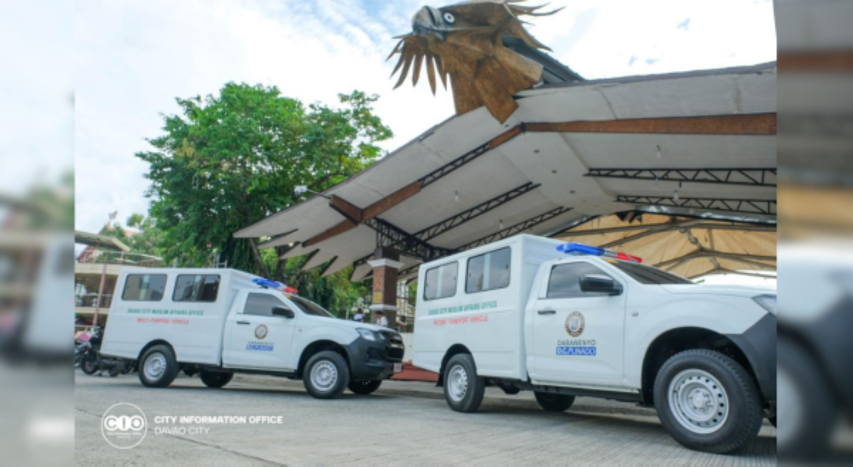 Davao City LGU, may pa-patient transport, multipurpose vehicle sa Muslim community