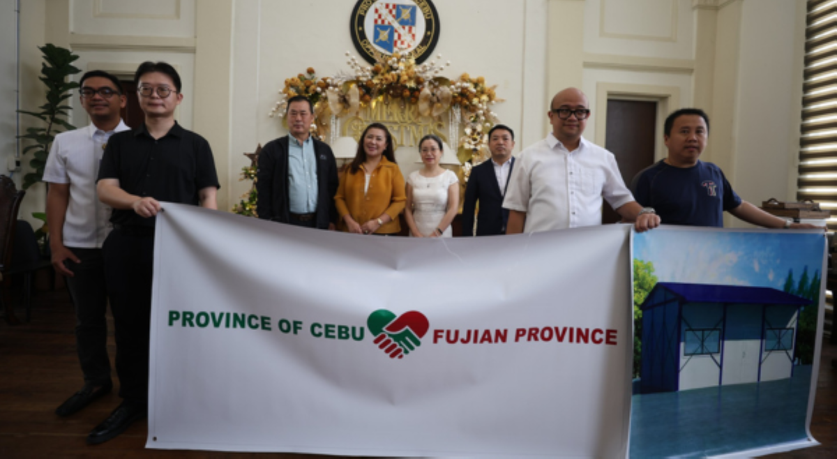 Cebu Province, nakatanggap ng 30 modular homes mula sa Fujian, China
