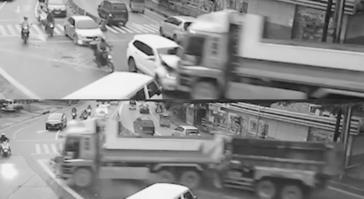 Ilang sasakyan, inararo ng 10-wheeler truck sa Antipolo City