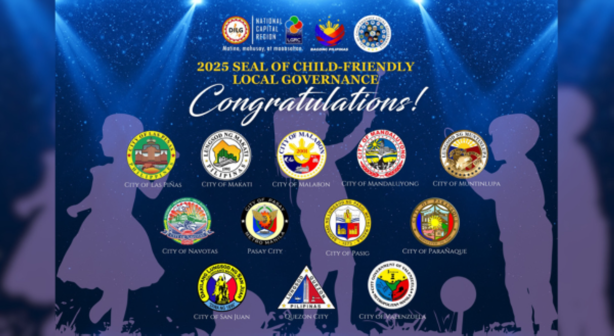 12 Metro Manila LGUs, pasado sa 2025 Child‑Friendly Local Governance Audit