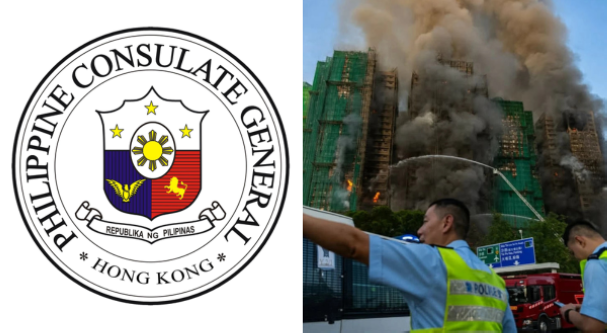 Konsulado, kinumpirmang ligtas na 92 OFWs matapos ang malaking sunog sa HK