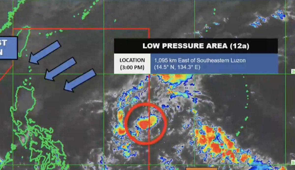 LPA sa PAR, posible maging unang bagyo ngayong Disyembre