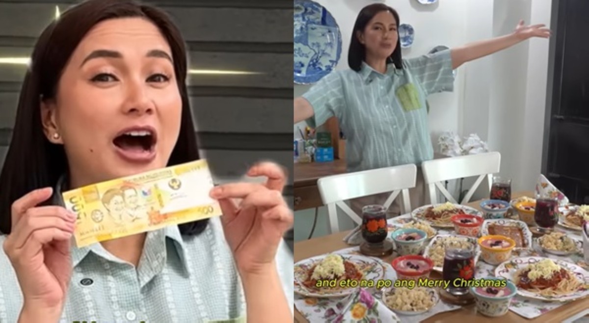 Pang-meryenda lang? Mariel Padilla, binakbakan sa pa-₱500 Noche Buena challenge