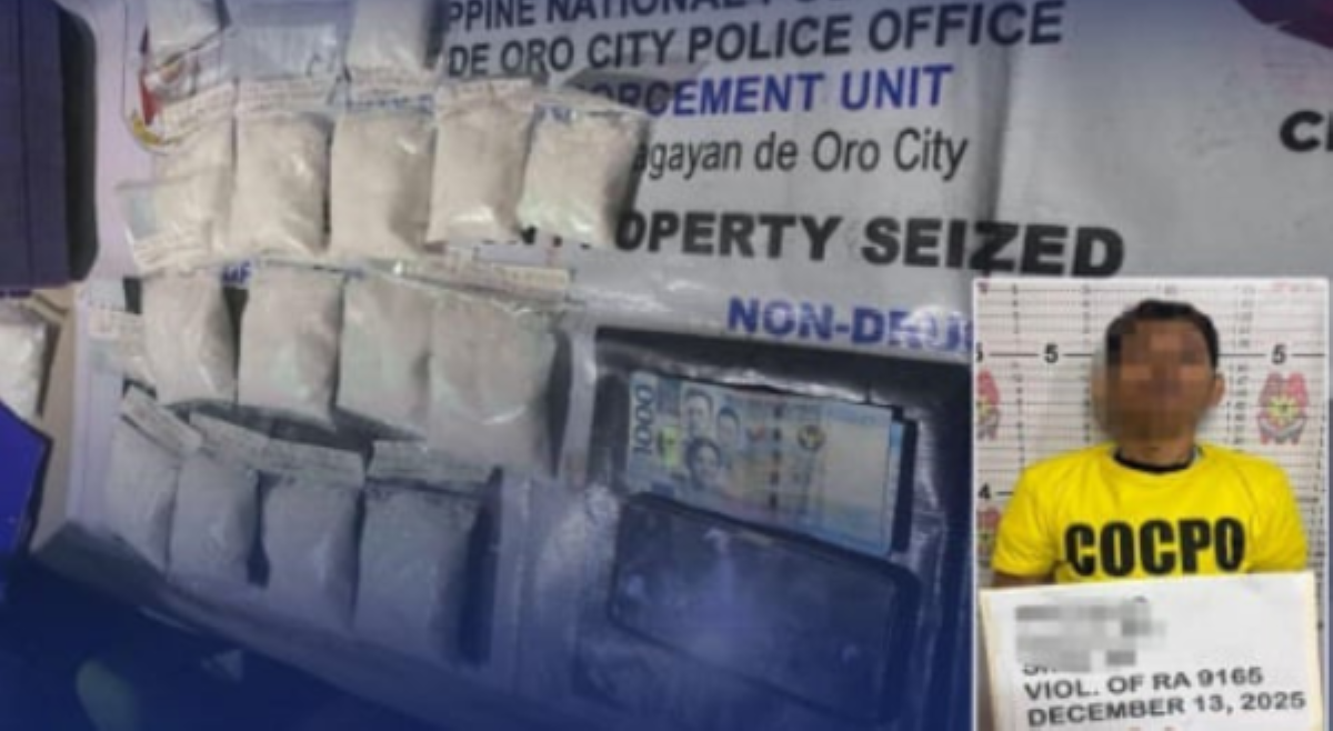 Lalaki, arestado matapos masamsaman ng ₱13.6M halaga ng shabu, paraphernalia