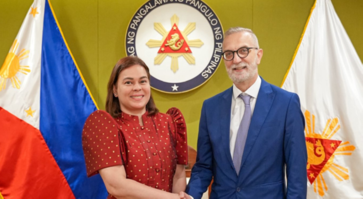 Italian Republic Ambassador, nag-courtesy call kay VP Sara