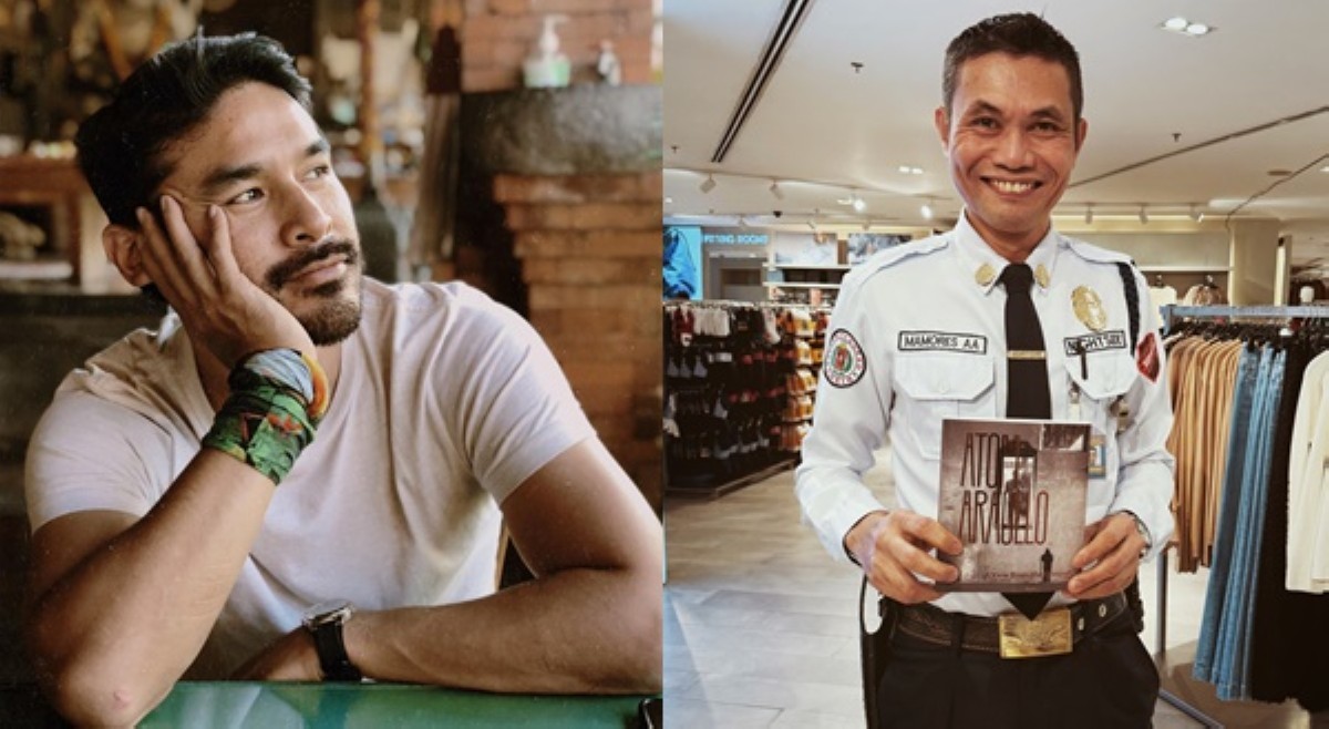 &lsquo;Para sa mga tulad ni Anecito ang aklat:&rsquo; Atom Araullo, tinupad wish ng security guard