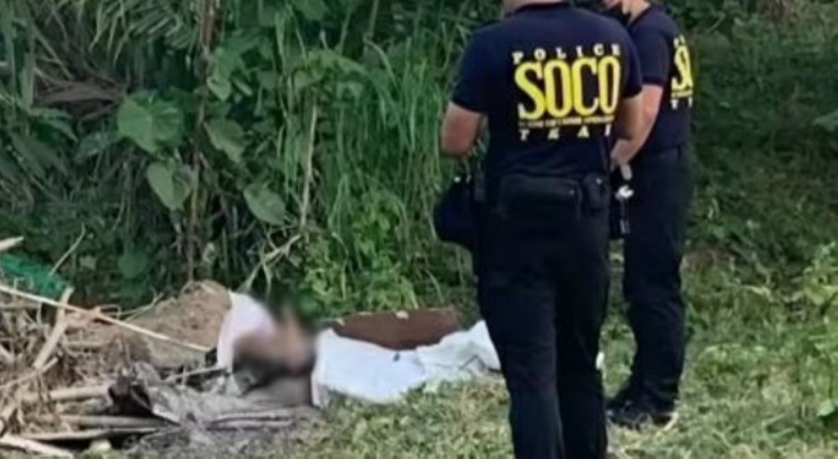 Nilaslas na bangkay ng 5-anyos na paslit, wala nang saplot na natagpuan sa isang creek
