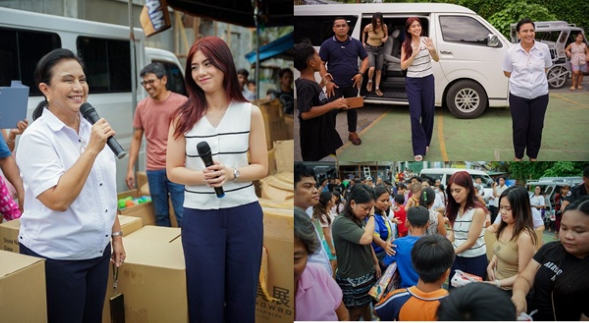 Mayor Leni flinex si BINI Mikha, nag-sponsor ng pagkain para sa mga bata