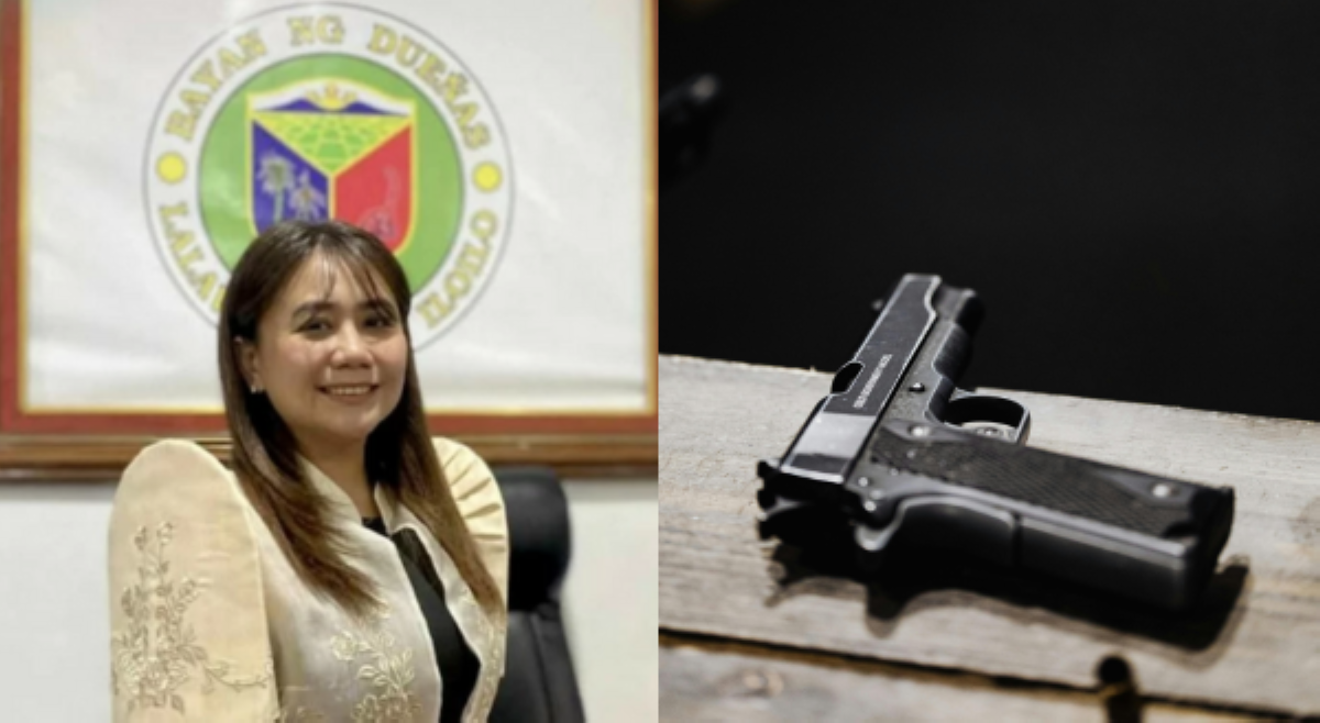 Due&ntilde;as Vice Mayor, nabaril sarili niya sa tiyan