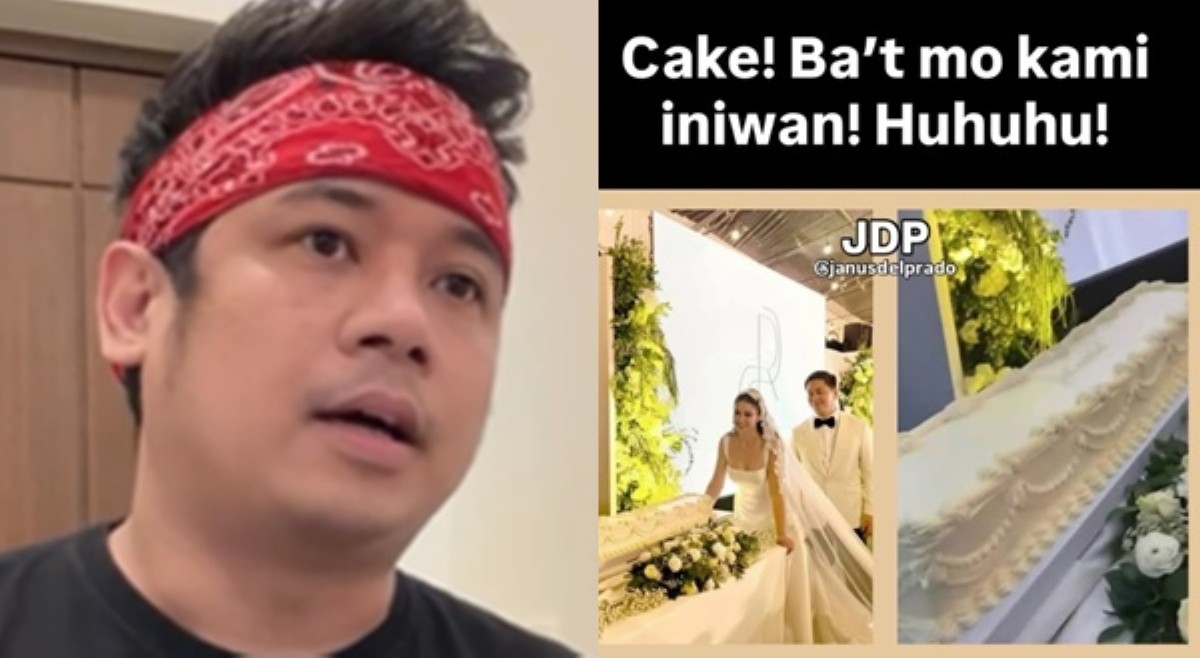 Wedding cake mukhang 'wake:' Carla sinagot si Janus, 'Para sa 'min maganda, yun importante!'