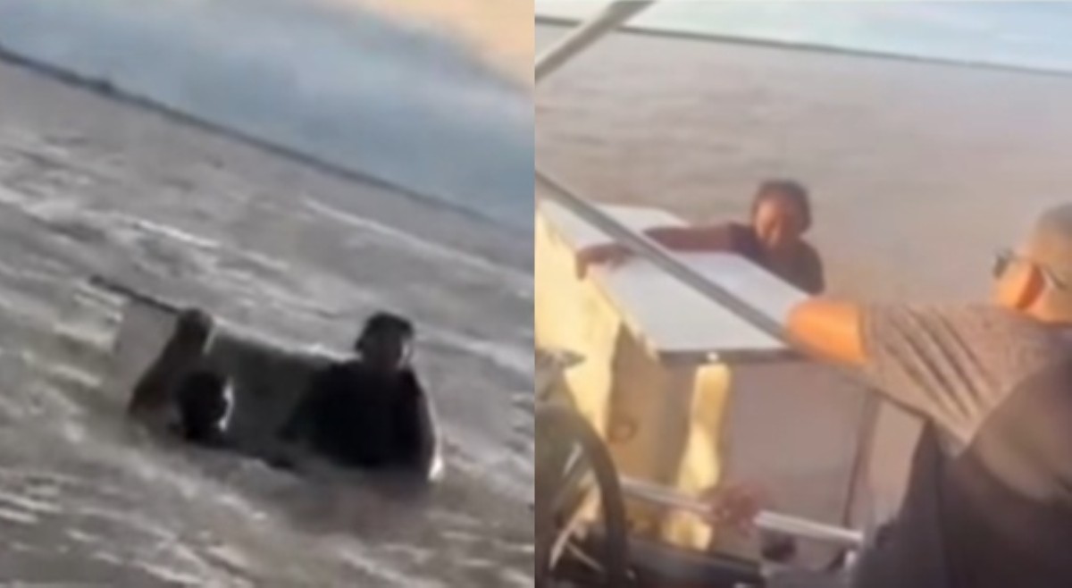 Salamat sa ref! 2 mangingisda, 3 oras palutang-lutang sa ilog dahil sa bagyo
