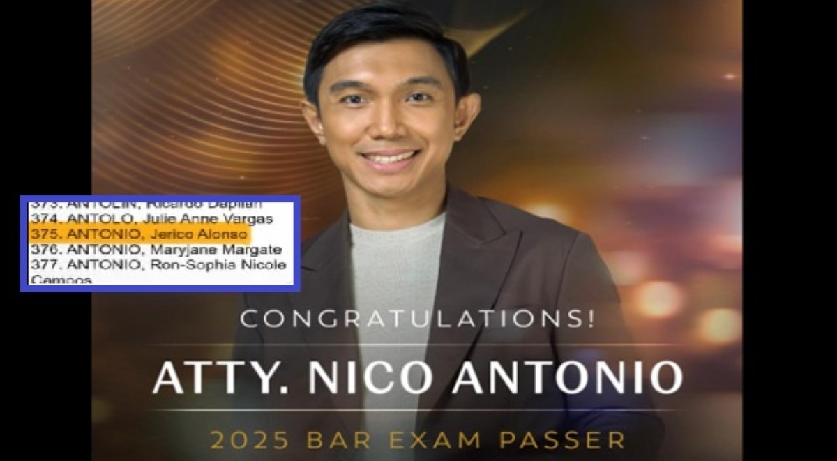 From on-screen to real life! Aktor na si Nico Antonio, abogado na!