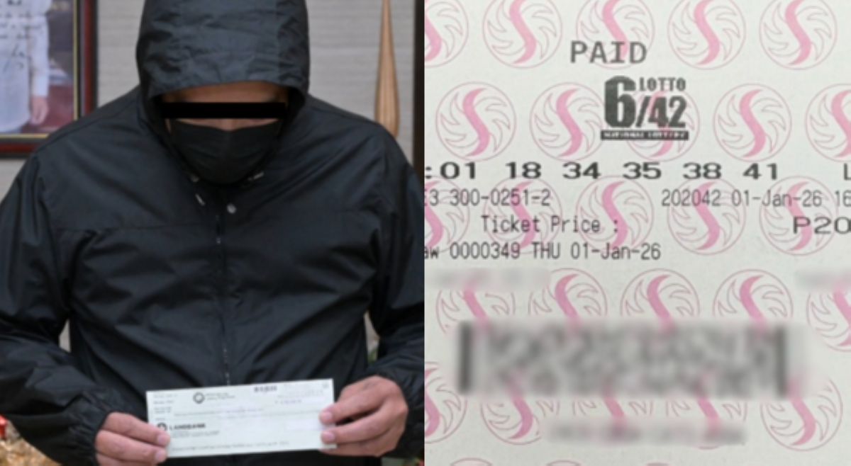 Batangue&ntilde;ong nanalo ng ₱5.9M sa lotto noong Enero 1, kumubra na ng premyo