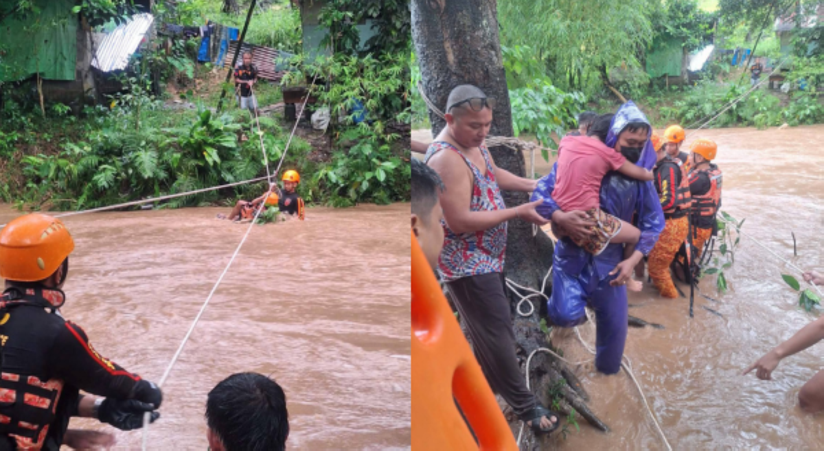 Menor de edad, nasagip matapos tangayin ng alon sa Tacloban