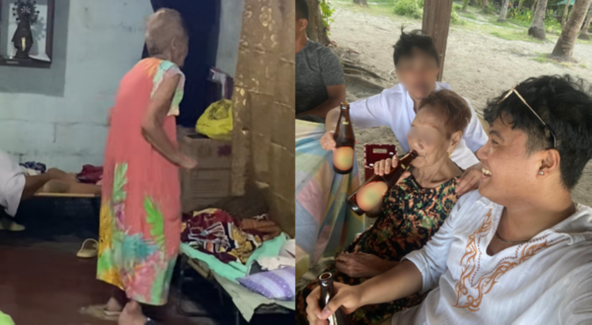 100-anyos viral na lola, cereal, oats, alak lang maintenance sabi ng apo