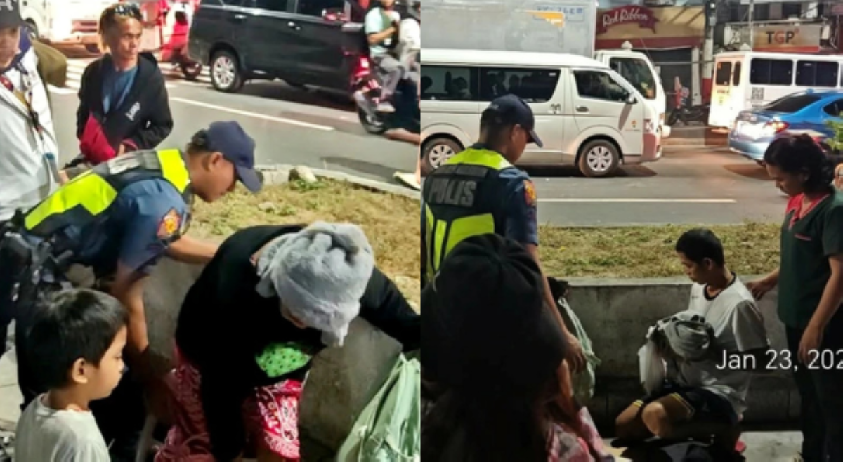 Buntis, nanganak sa tabi ng kalye!
