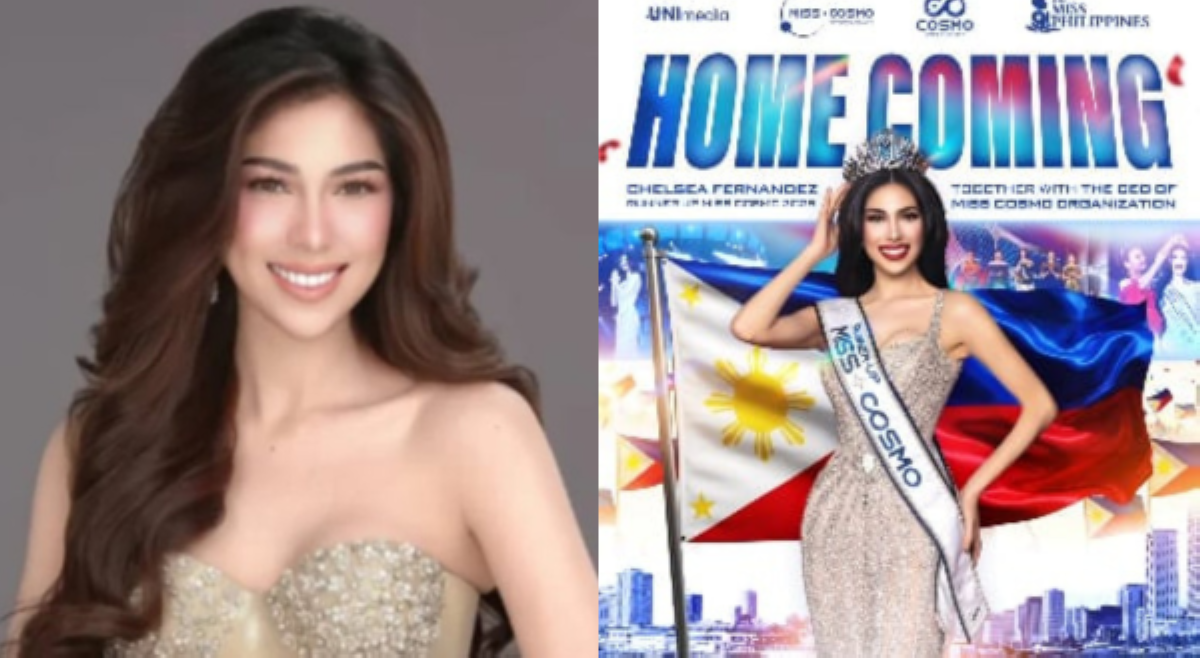 Matapos ang kaniyang Miss Cosmo stint: Chelsea Fernandez, balik-Pinas na!