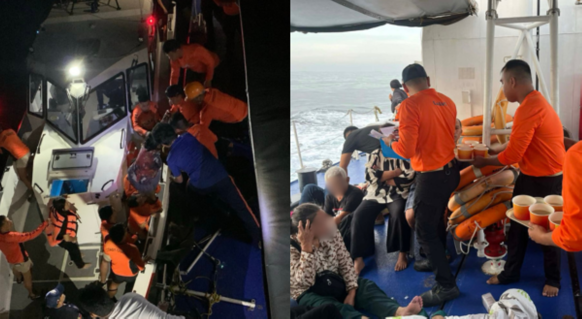 &lsquo;Search and rescue&rsquo; isinasagawa sa lumubog na RORO; may 332 pasahero
