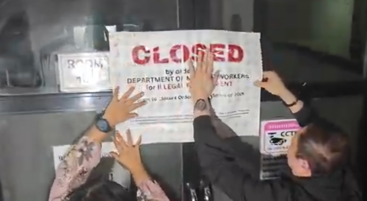 Isang manpower agency, ipinasara ng DMW; 3, arestado