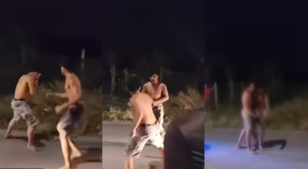 Bromance yarn? Dalawang lalaking nagkainitan at nagsapakan, nauwi sa yakapan