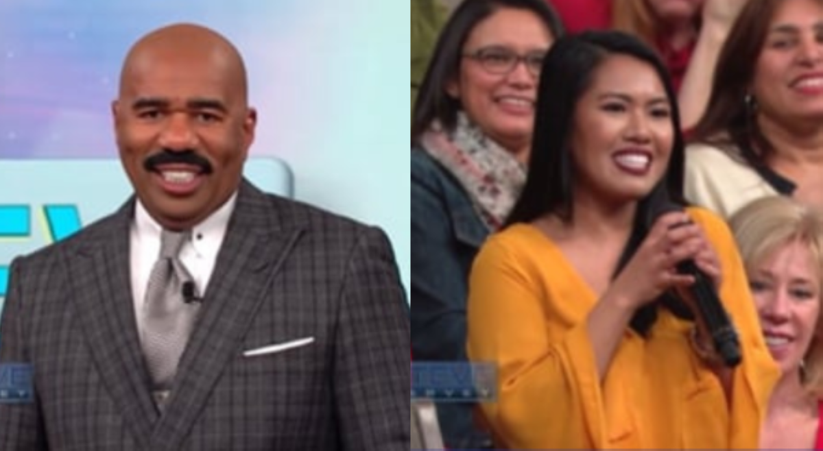 Steve Harvey, tinuruan ng Pinay ng mga tradisyong Pilipino na may dalang suwerte