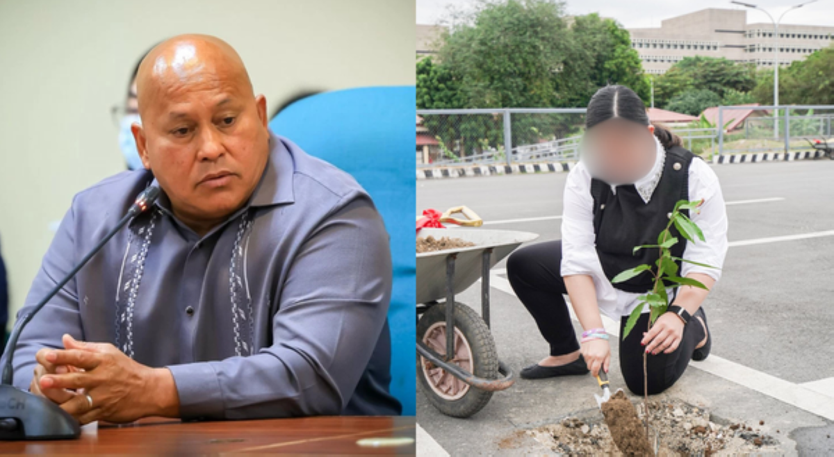 Sen. Bato, ibinida pagtatanim ng puno ng kaniyang Chief-of-Staff; netizens, nabanas?