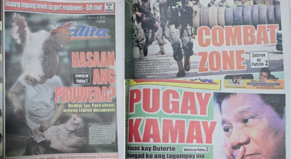 Mga ulo ng Balita na gumulantang sa buong bansa sa loob ng 13 taon