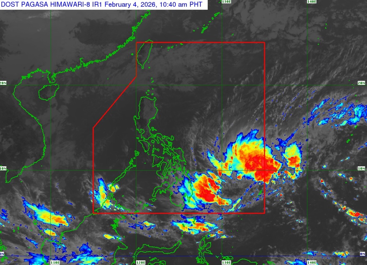 Wind signal no. 1, itinaas sa ilang lugar sa Mindanao dahil sa bagyong Basyang