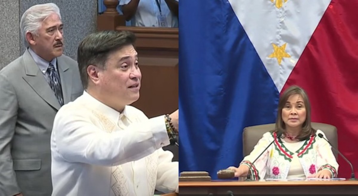 Sen. Migz Zubiri, tinawag na 'Madam President' si Sen. Loren Legarda
