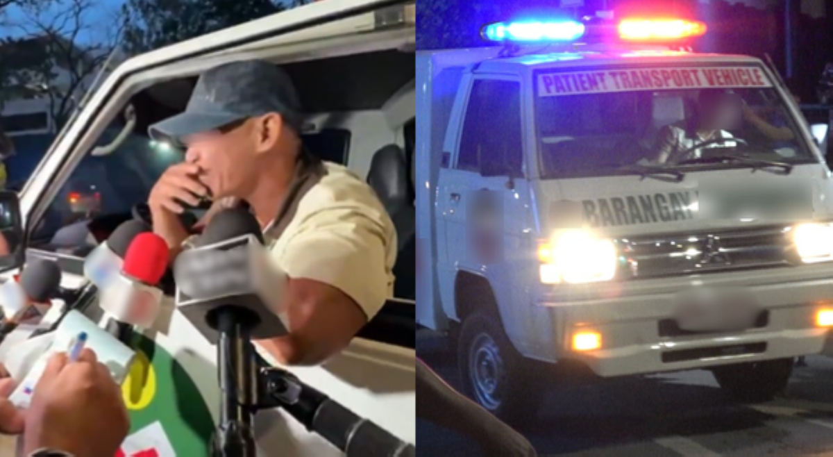 Natiklong ambulance driver, jebs na jebs na kaya pumasok sa EDSA busway?