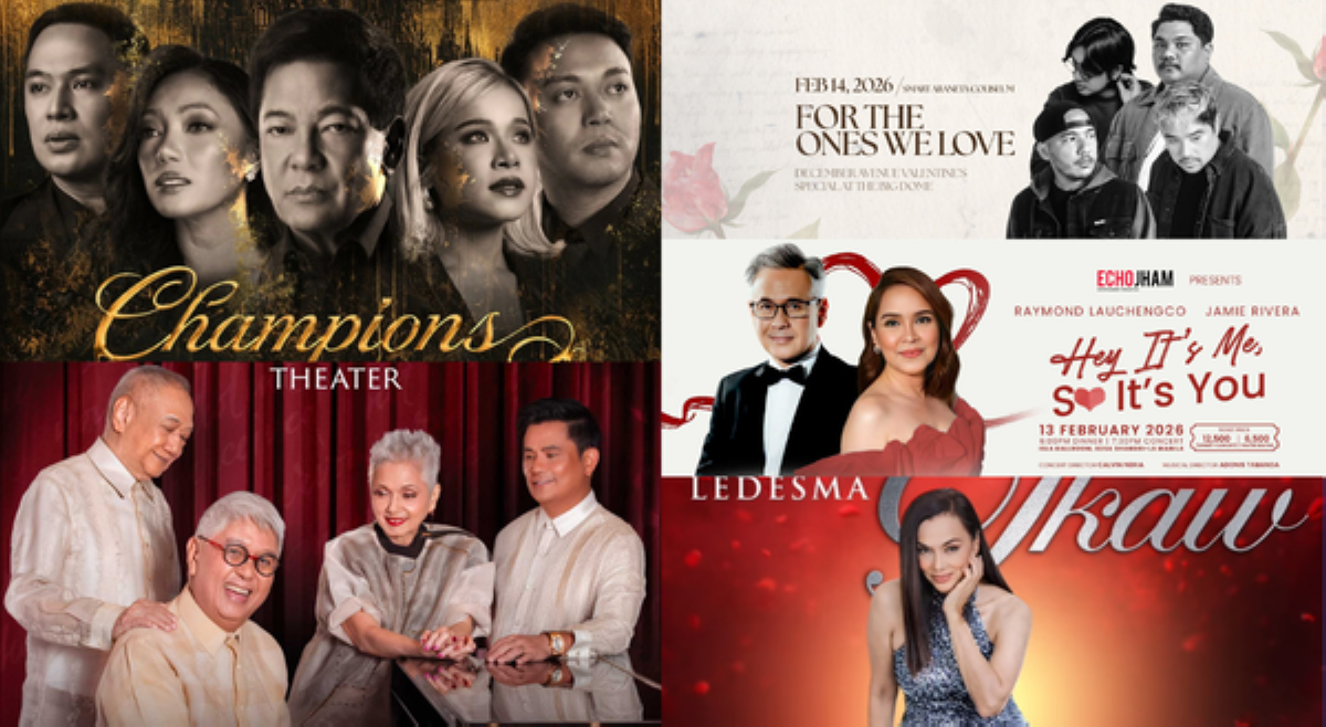 ALAMIN: Mga concert na swak puntahan sa Valentine's day